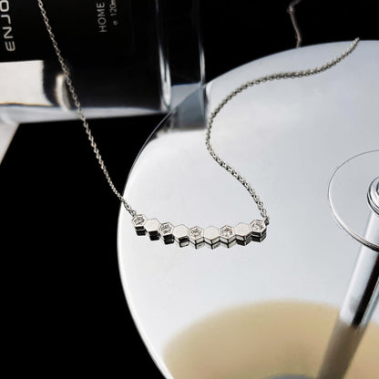 [Love Lucky] BEE MY LOVE DIAMANT-HALSKETTE