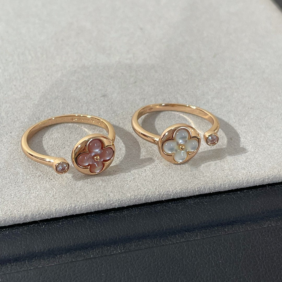[Love Lucky]SUN 1 DIAMANT PINK MOP RING