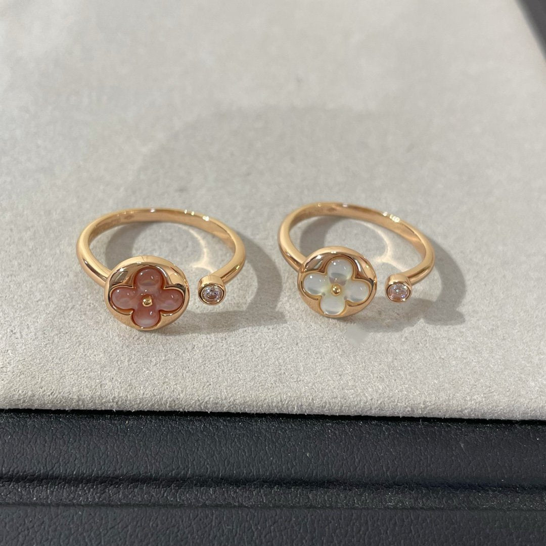 [Love Lucky]SUN 1 DIAMANT PINK MOP RING