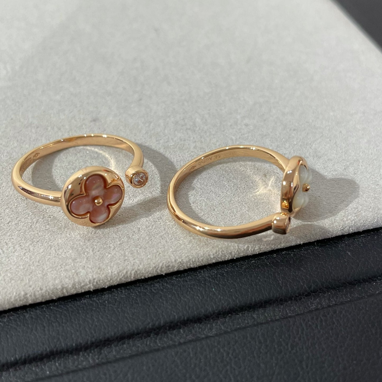 [Love Lucky]SUN 1 DIAMANT PINK MOP RING