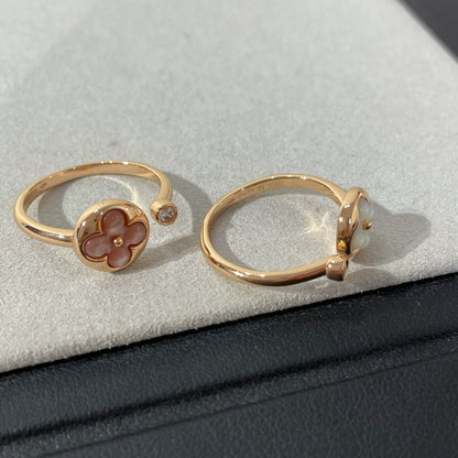 [Love Lucky]SUN 1 DIAMANT PINK MOP RING