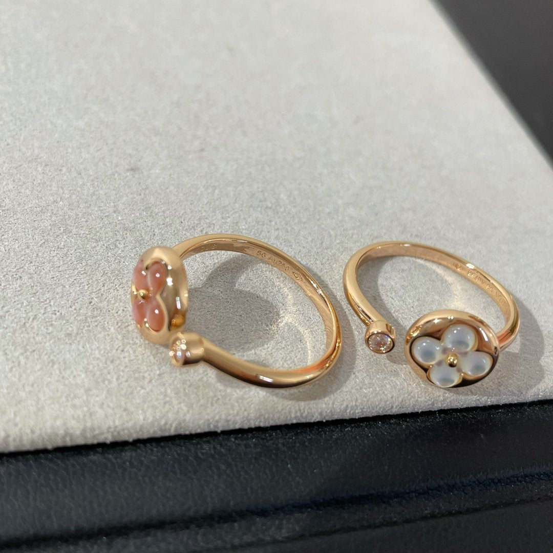 [Love Lucky]SUN 1 DIAMANT PINK MOP RING