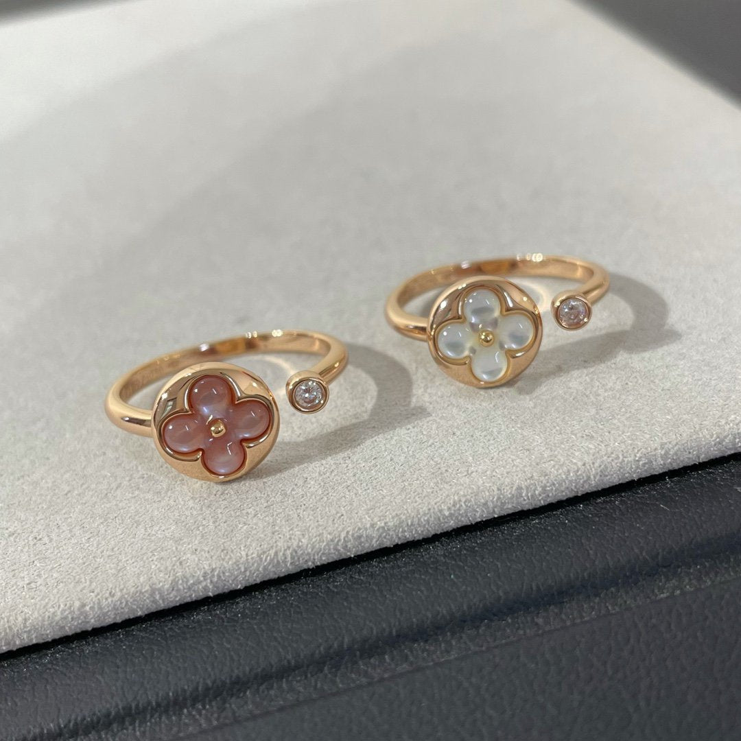 [Love Lucky]SUN 1 DIAMANT PINK MOP RING
