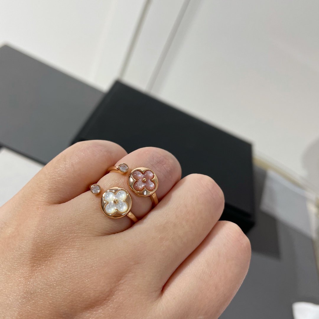 [Love Lucky]SUN 1 DIAMANT PINK MOP RING
