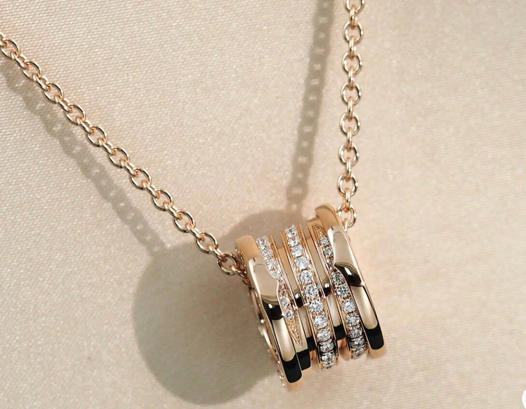 [Love Lucky]ZERO 1 ROSA GOLD DIAMANT HALSKETTE