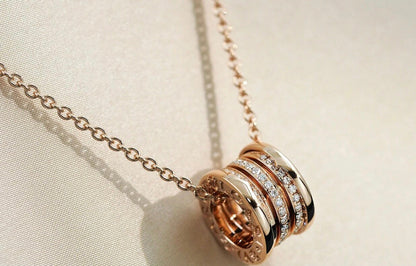 [Love Lucky]ZERO 1 ROSA GOLD DIAMANT HALSKETTE