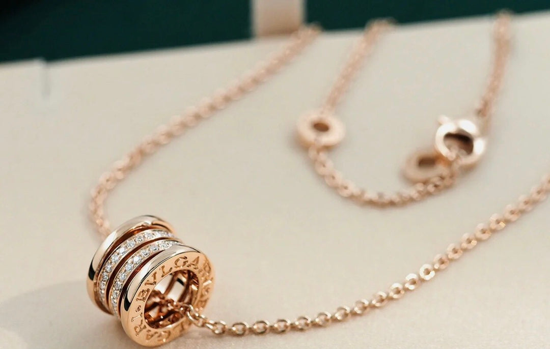 [Love Lucky]ZERO 1 ROSA GOLD DIAMANT HALSKETTE
