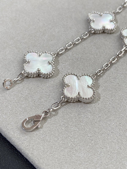 [Love Lucky]CLOVER SILBER MOP 5 MOTIV ARMBAND 