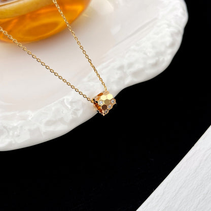 [Love Lucky]BEE MINI PEDANT DIAMOND NECKLACE