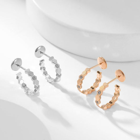 [Love Lucky] BEE LOVE DIAMANT-KREOLEN