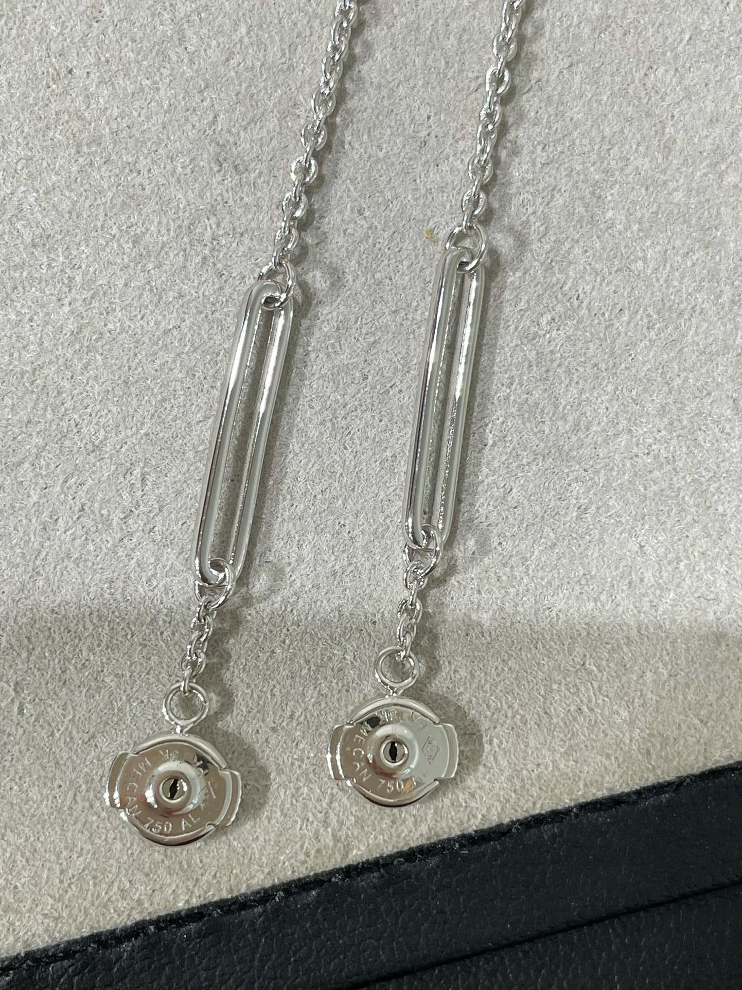 [Love Lucky]CHAINE CHAOS DIAMOND DROP EARRINGS