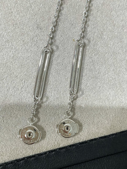 [Love Lucky]CHAINE CHAOS DIAMOND DROP EARRINGS