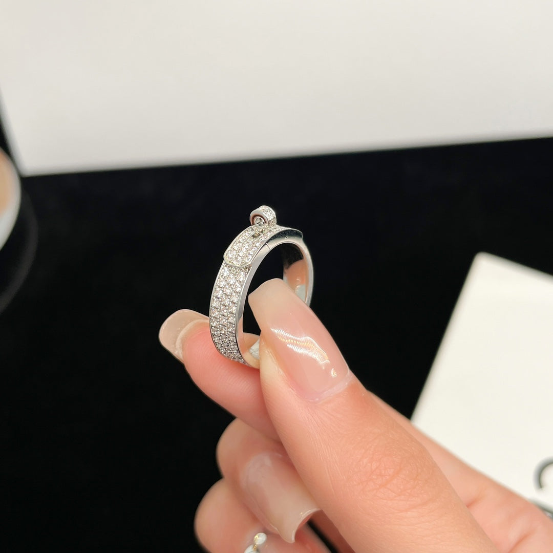 [Love Lucky]KELLY SILBER DIAMANTRING