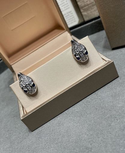 [Love Lucky] Schlangen-Diamant-Ohrstecker