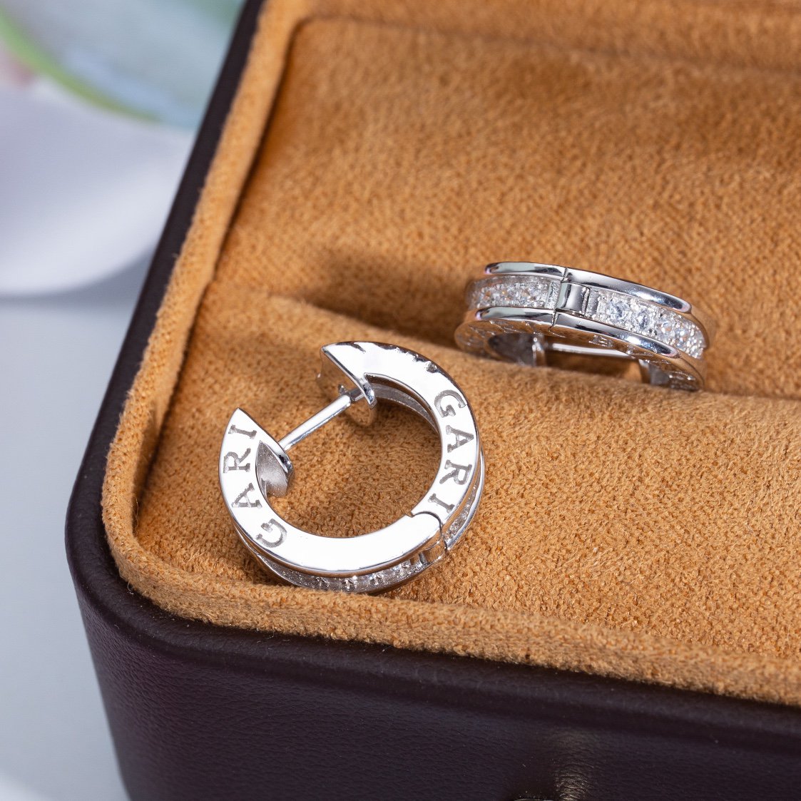 [Love Lucky]ZERO 1 MINI SILBER DIAMANT OHRRINGE