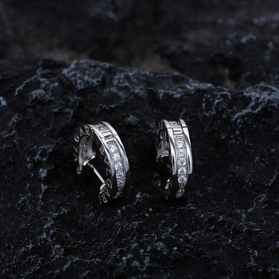 [Love Lucky]ZERO 1 MINI SILBER DIAMANT OHRRINGE