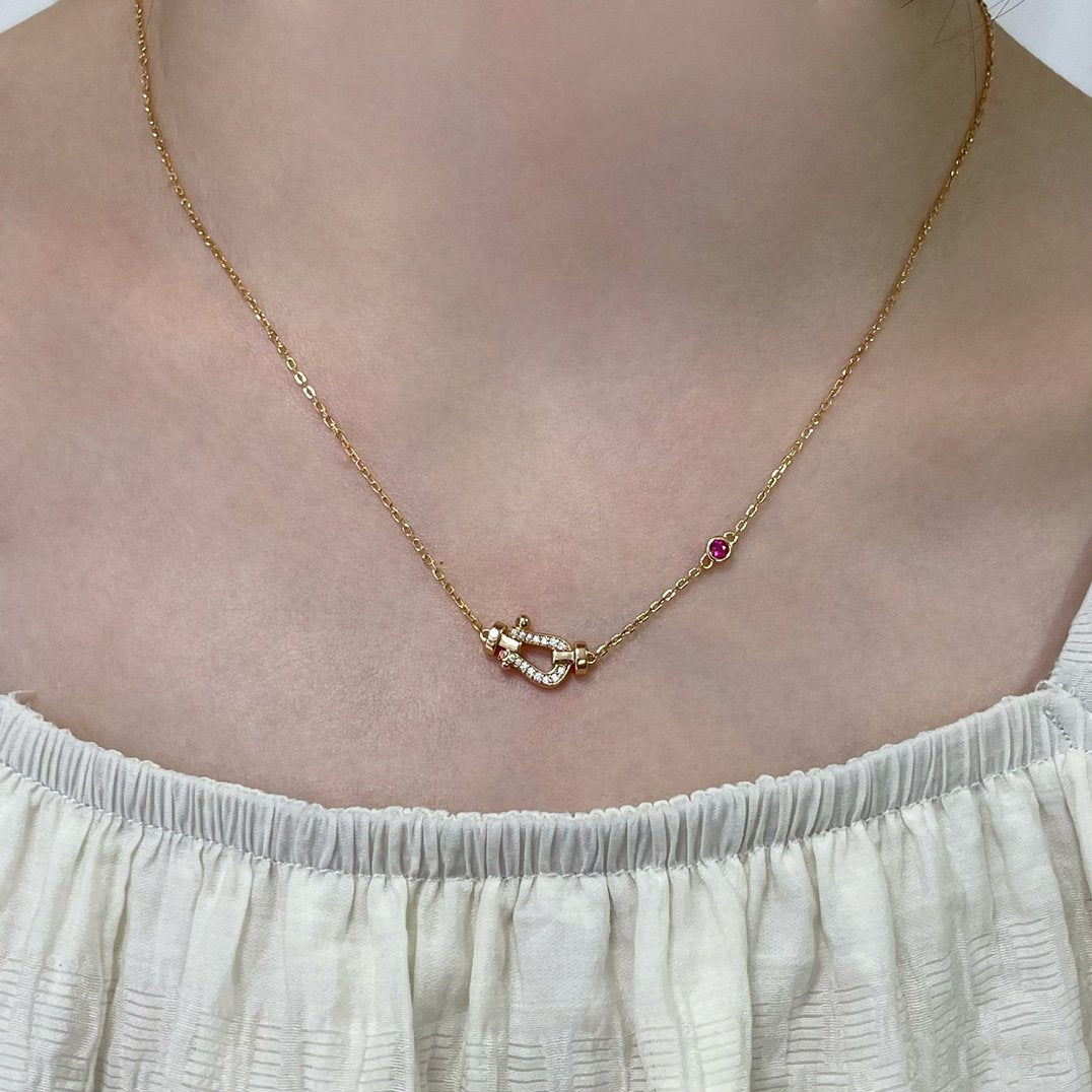 [Love Lucky]FORCE 10 DIAMANT ROSGOLD HALSKETTE