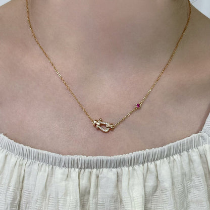 [Love Lucky]FORCE 10 DIAMANT ROSGOLD HALSKETTE