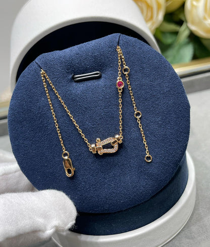[Love Lucky]FORCE 10 DIAMANT ROSGOLD HALSKETTE