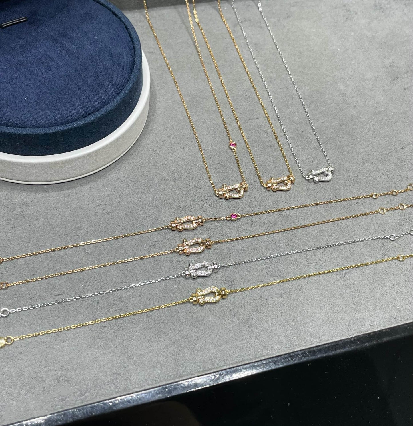 [Love Lucky]FORCE 10 DIAMANT ROSGOLD HALSKETTE