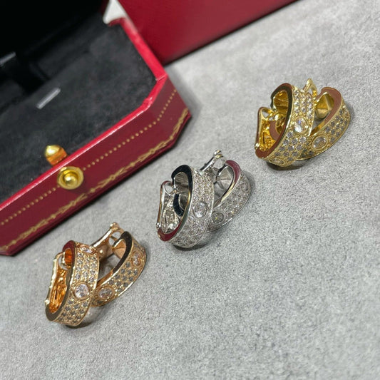 [Love Lucky] LOVE 5,5 MM DIAMANT-OHRRINGE