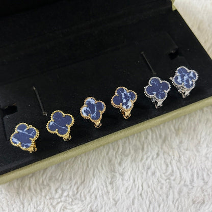 [Love Lucky]CLOVER PIETERSITE MEDIUM OHRSTECKER
