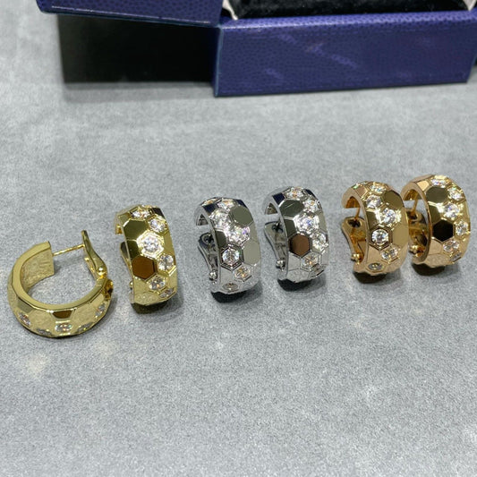 [Love Lucky] BEE LOVE DIAMANT-KREOLEN 