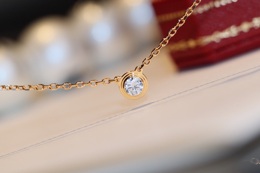 [Love Lucky]DAMOUR DIAMANT-HALSKETTE