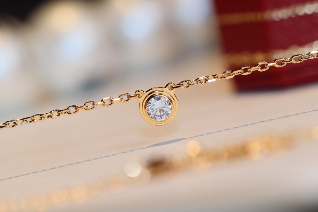 [Love Lucky]DAMOUR DIAMANT-HALSKETTE