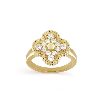 [Love Lucky]CLOVER DIAMOND RING