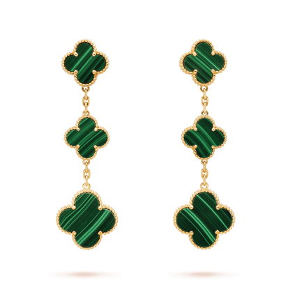 [Love Lucky]KLEE MALACHIT 3 MOTIVE GOLD 