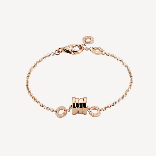[Love Lucky]ZERO 1 WEICHES ROSA GOLDARMBAND