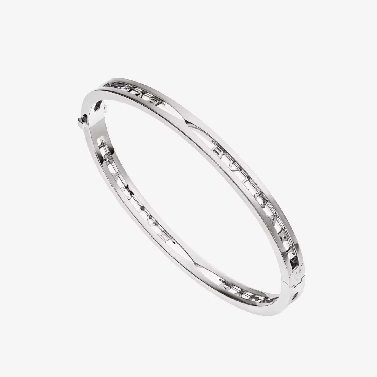 [Love Lucky] ZERO 1 SPIRAL LOGO SILBERARMBAND