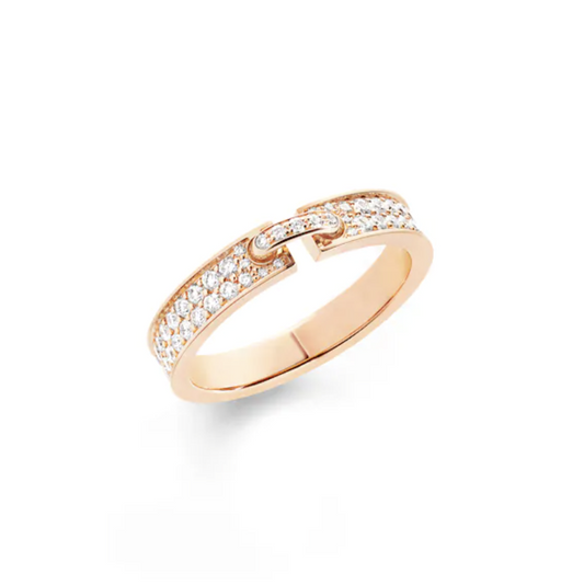 [Love Lucky] ALLIANCE LIENS VIDENCE DIAMANTRING MIT 4 MM