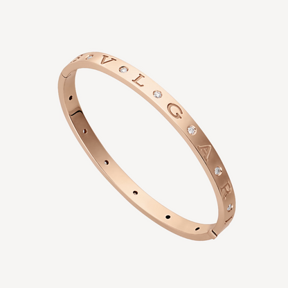 [Love Lucky]ZERO 1 ROSA GOLD 12 DIAMANTEN ARMBAND