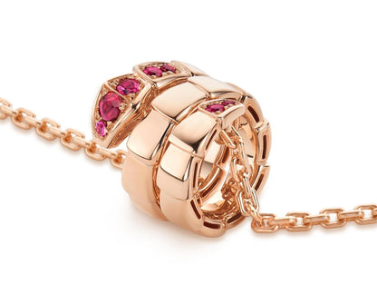 [Love Lucky] SERPENTI ANHÄNGER HALSKETTE