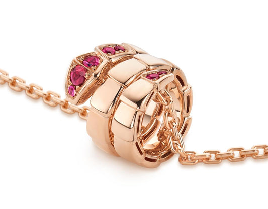 [Love Lucky] SERPENTI ANHÄNGER HALSKETTE