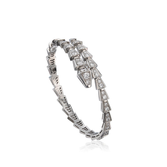 [Love Lucky]SERPENTI BRACELET 6MM SILVER DIAMOND