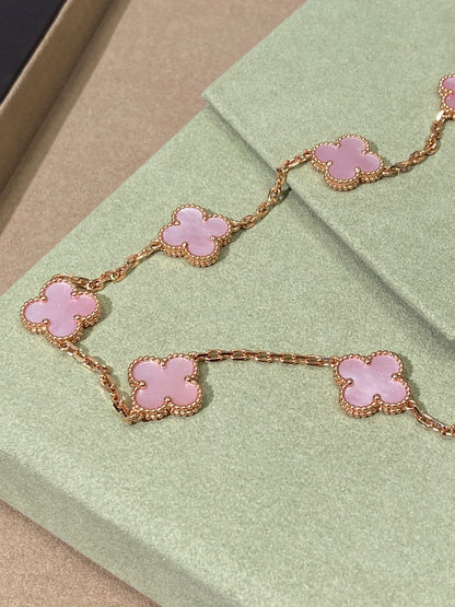 [Love Lucky]CLOVER 10 Motive Onyx Halskette