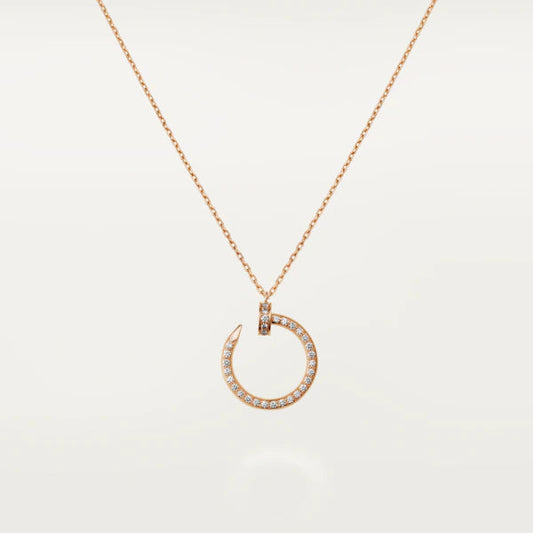 [Love Lucky]JUSTE HALSKETTE ROTGOLD DIAMANTEN 