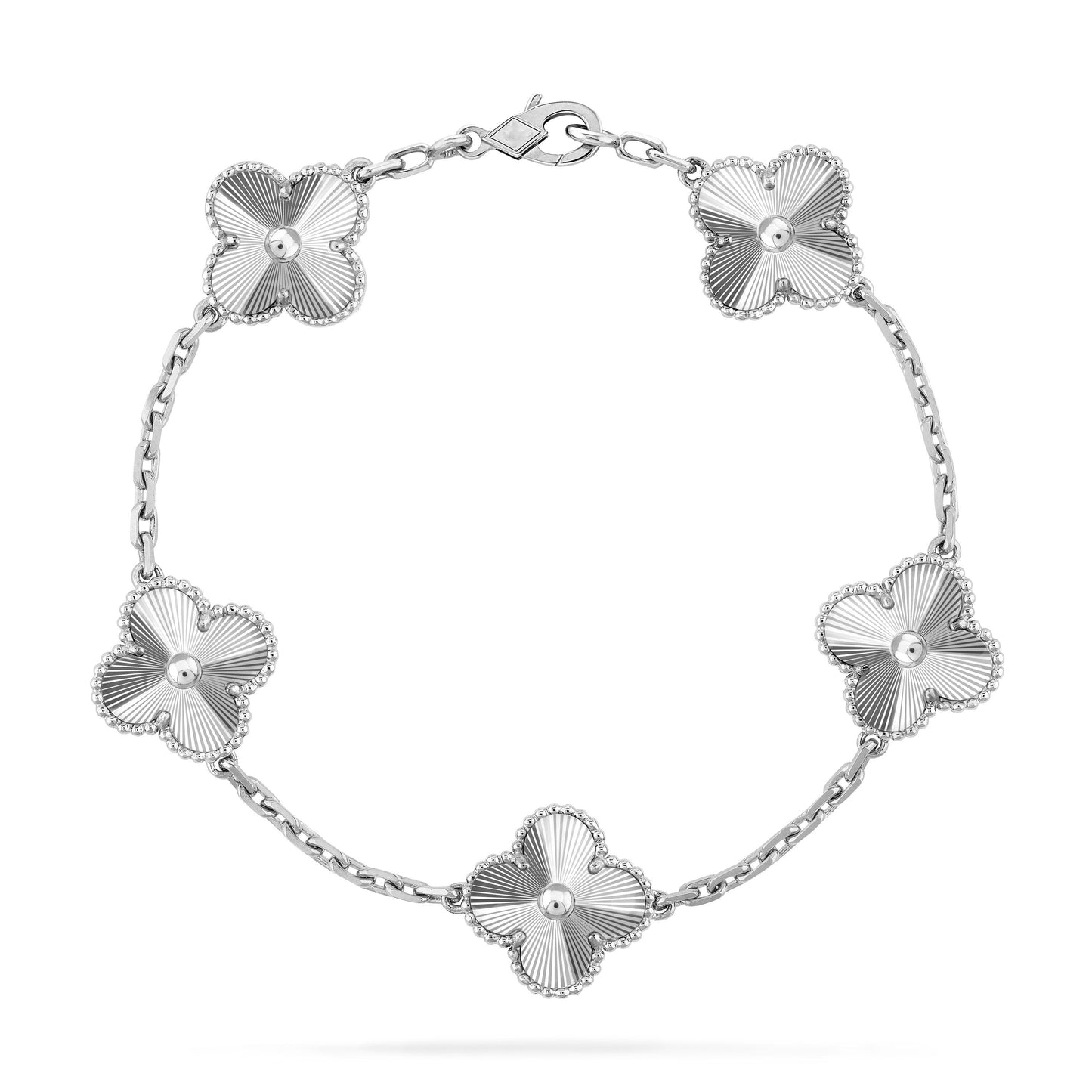 [Love Lucky]CLOVER SILBER 5 MOTIVE ARMBAND 