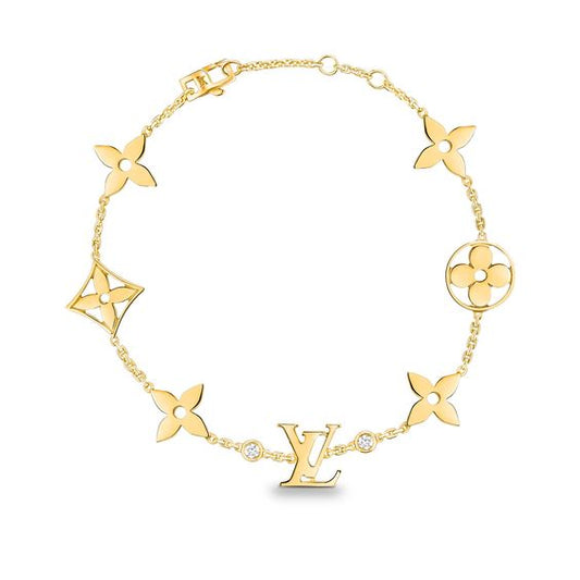 [Love Lucky]Stern und Sonne 7 Motive Gold Armband