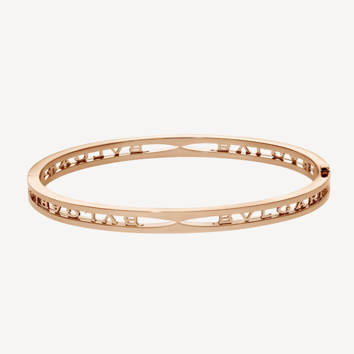[Love Lucky]ZERO 1 SPIRAL LOGO ROSA GOLD ARMBAND