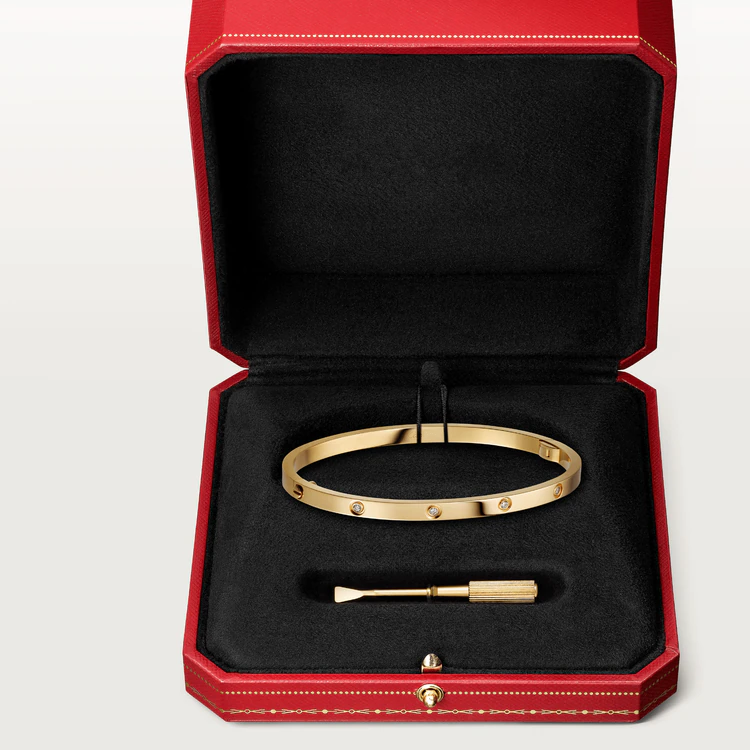 [Love Lucky] LIEBESARMBAND 3,65 MM 10 DIAMANTEN