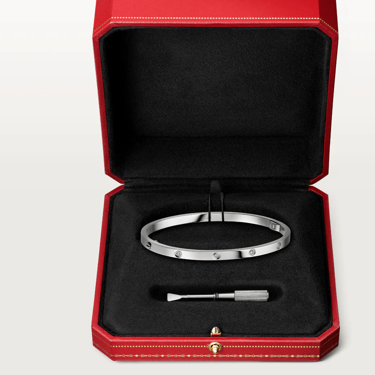 [Love Lucky] LIEBESARMBAND 3,65 MM 10 DIAMANTEN
