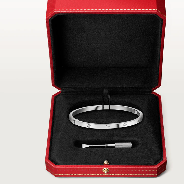 [Love Lucky] LIEBESARMBAND 3,65 MM 6 DIAMANTEN