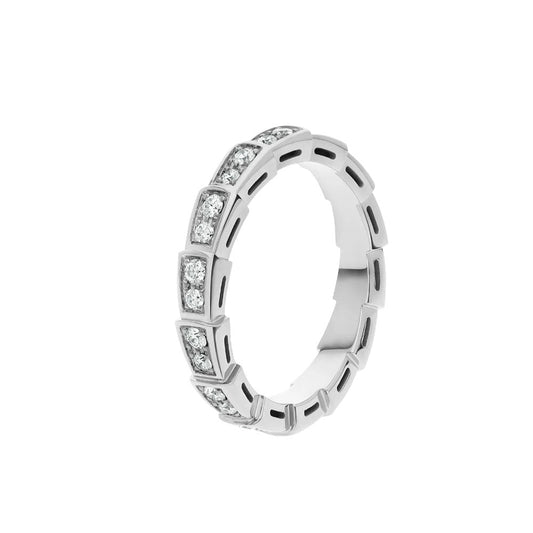 [Love Lucky] SERPENTI RING SILBER DIAMANT GEPAART 3MM