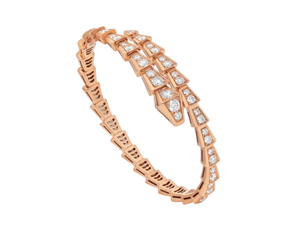 [Love Lucky]SERPENTI ARMBAND 6,8MM ROTGOLD DIAMANT 