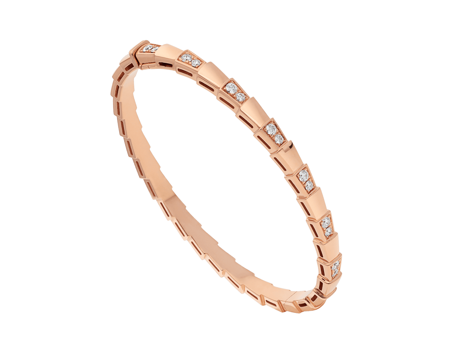 [Love Lucky]SERPENTI ARMBAND ROTGOLD DIAMANT