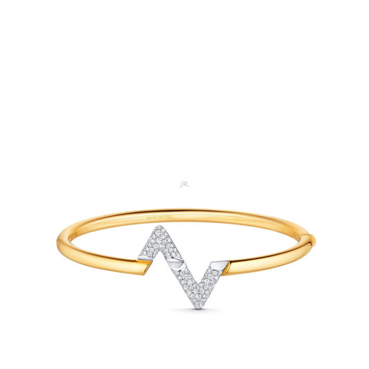 [Love Lucky] VOLTE UPSITEN DOWN GOLD DIAMANT ARMBAND